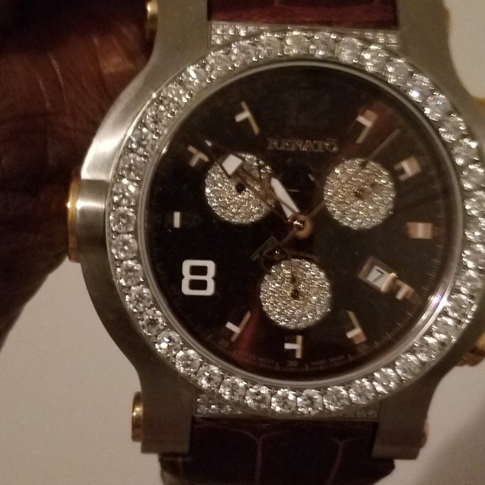 Renato 4.4 carat diamond watch